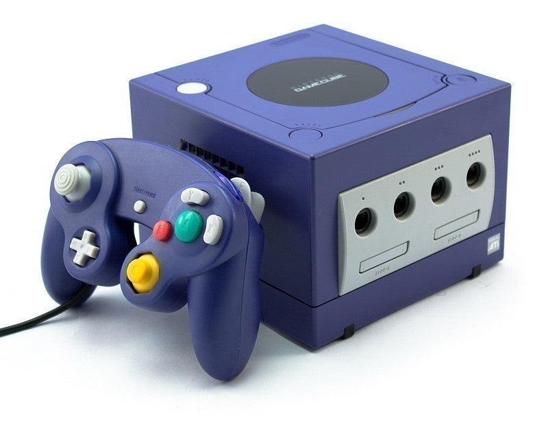 Konsole lila + Controller