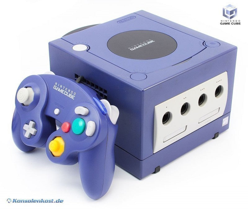 Konsole lila + Original Controller