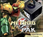Konsole Metroid Prime Pak schwarz + Spiel + Original Controller
