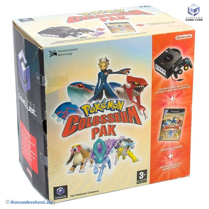 Konsole Pokemon Colosseum Pak + Spiel + Original Controller + Memory Card 59