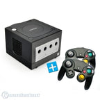 Konsole schwarz + 2 Controller