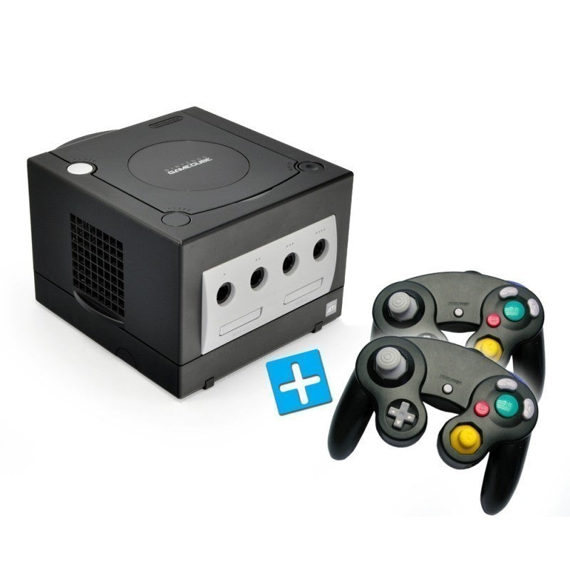 Konsole schwarz + 2 Controller