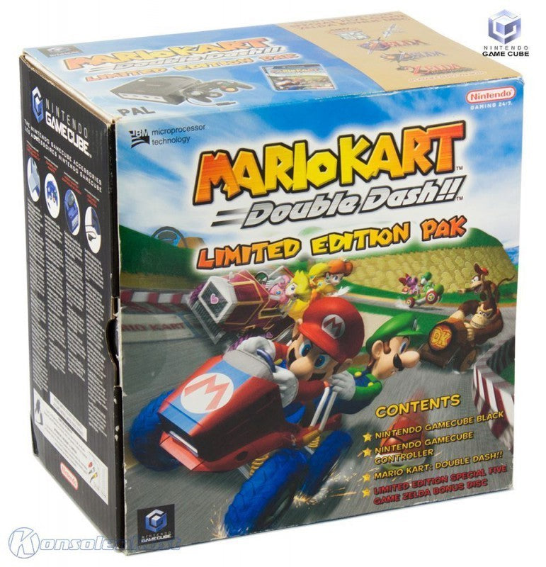 Konsole Mario Kart & Zelda Pak + Spiele + Original Controller — Limited Edition