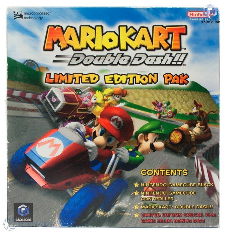 Konsole Mario Kart & Zelda Pak + Spiele + Original Controller — Limited Edition