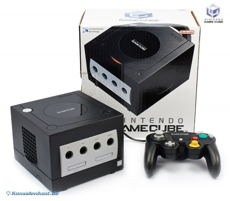 Konsole schwarz + Original Controller