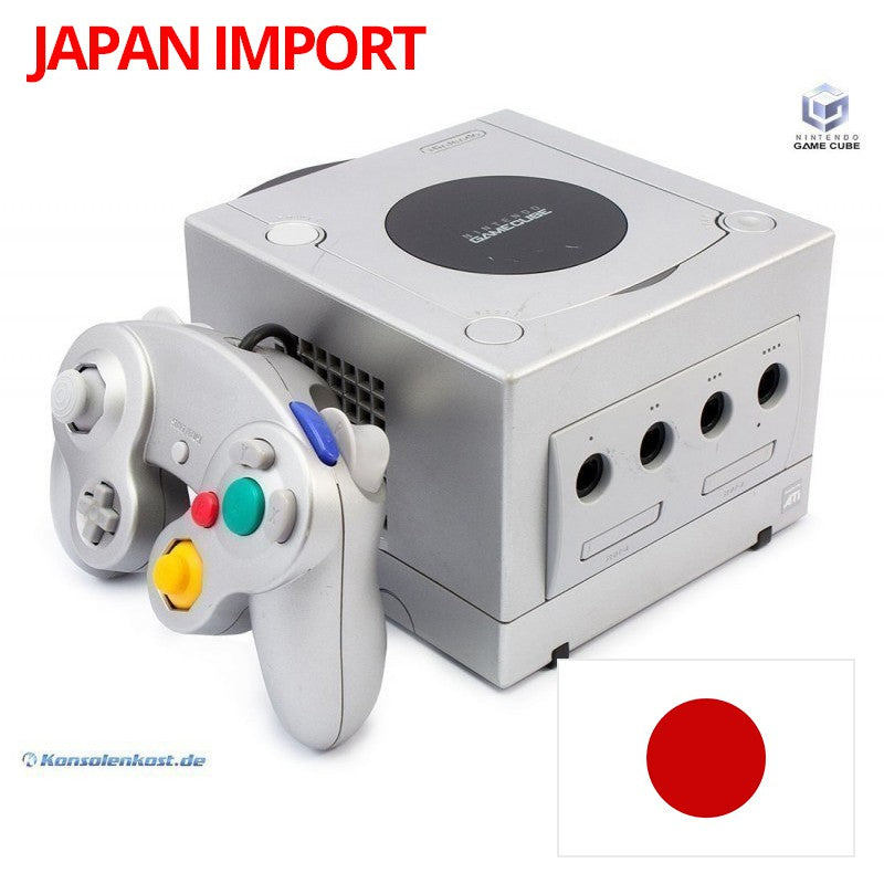 Konsole silber + Controller + Zubehör (JP)