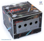 Konsole silber Custom Design Zelda + Controller + Zubehör
