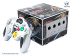 Konsole silber Custom Design Zelda + Controller + Zubehör