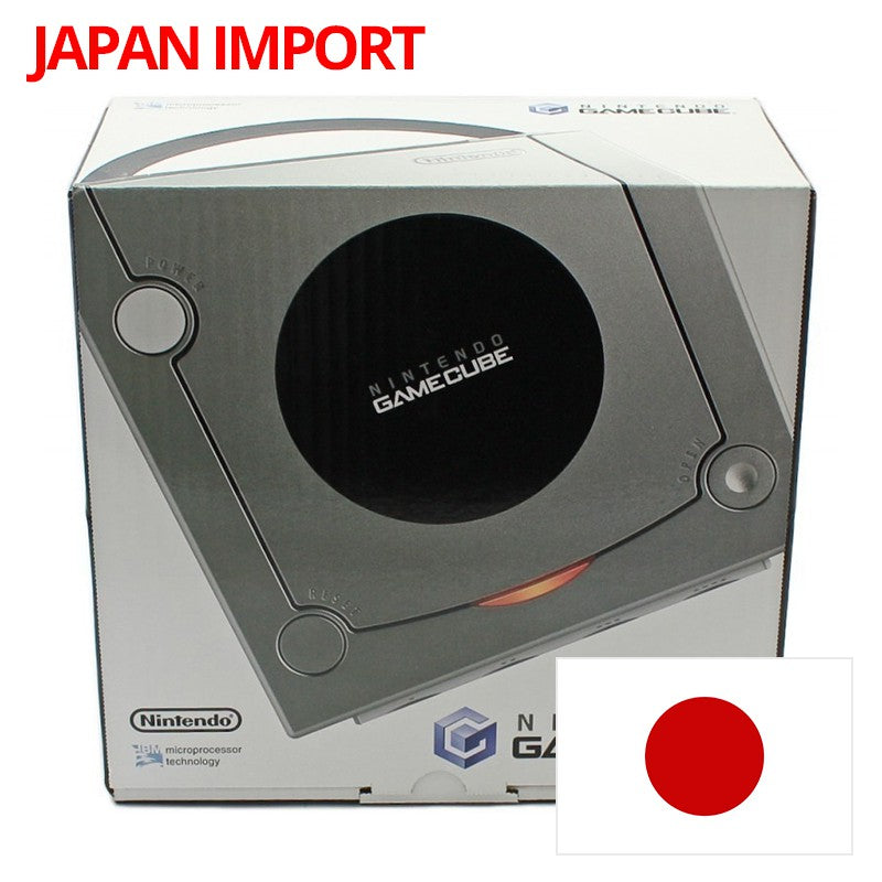 Konsole silber + Original Controller + Original GameBoy Player + Zubehör (JP)
