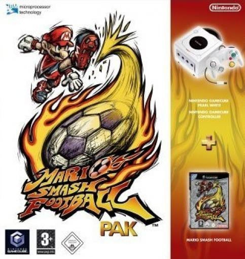 Konsole Smash Football Pak + Spiel + Original Controller