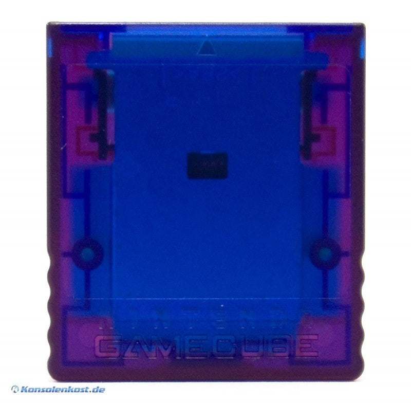 Original Nintendo 59 Memorycard / Speicherkarte blau/rot DOL-008