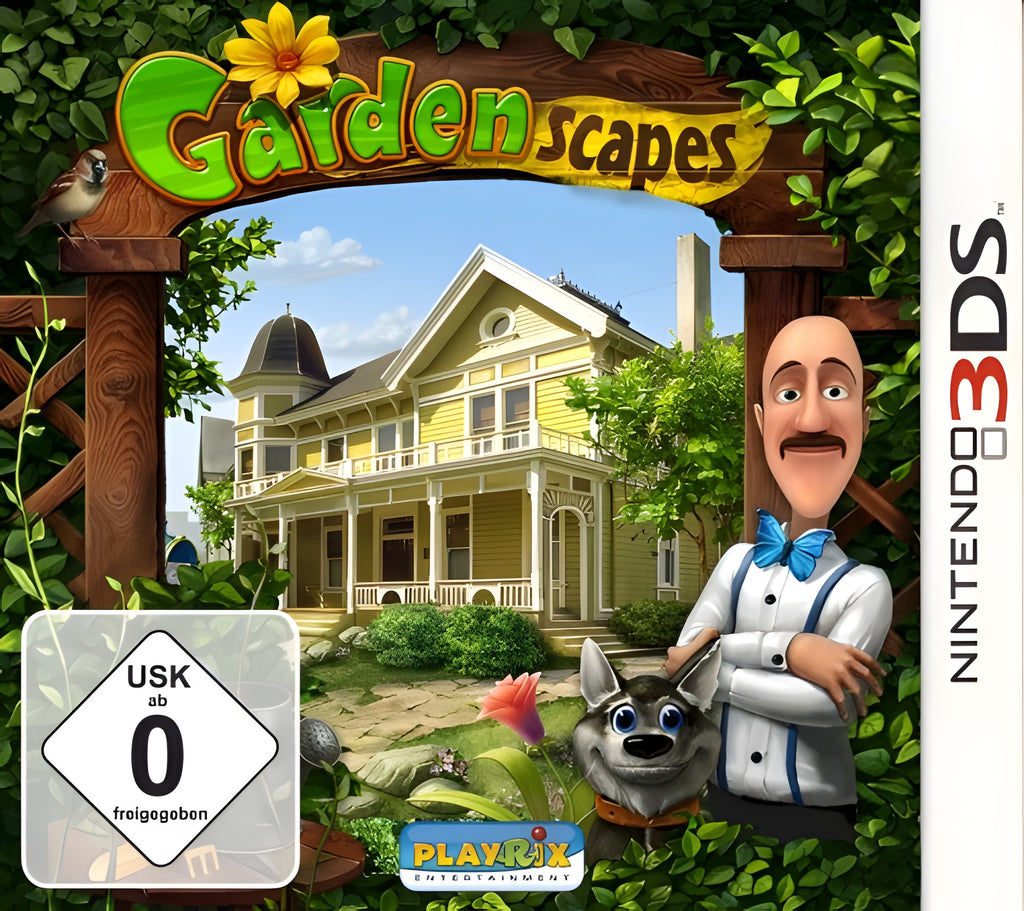 Das Cover von Gardenscapes für Nintendo 3DS