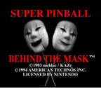 Super Pinball: Behind the Mask (JP)