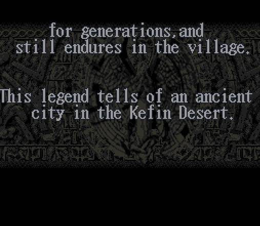 Ys V: Ushinawareta Suna no Miyako Kefin (JP)