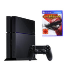 Konsole 500GB schwarz + God of War 3 + Original Controller — Remastered