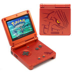 Konsole GBA SP Groudon IPS V3 Mod + Colorchange + Pixel Effekt + OSD + Netzteil
