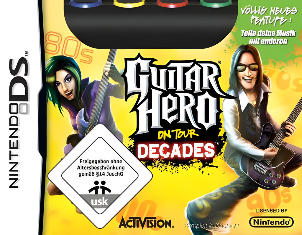 Guitar Hero On Tour: Decades + Guitar Grip (DE) — Big Box