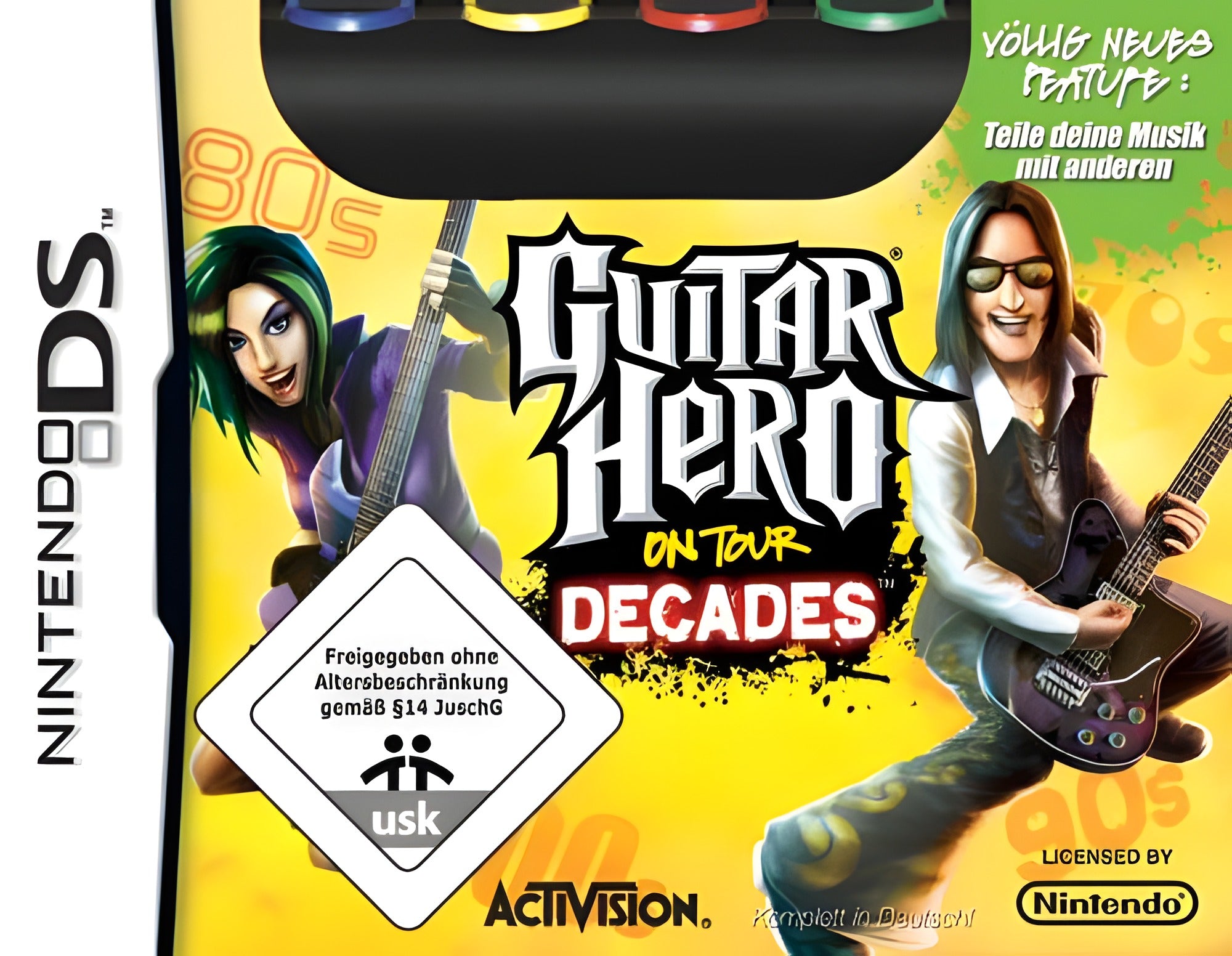 Guitar Hero On Tour: Decades + Guitar Grip (DE) — Big Box