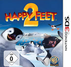 Das Cover von Happy Feet 2 für Nintendo 3DS zeigt zwei große Pinguine und das USK ab 0 Siegel.