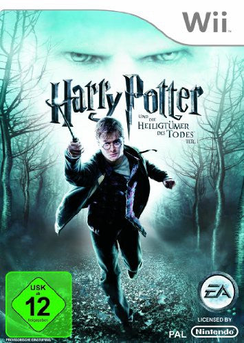 Das Cover von Harry Potter und die Heiligtümer des Todes Teil 1 für Wii zeigt Harry Potter und USK ab 12.