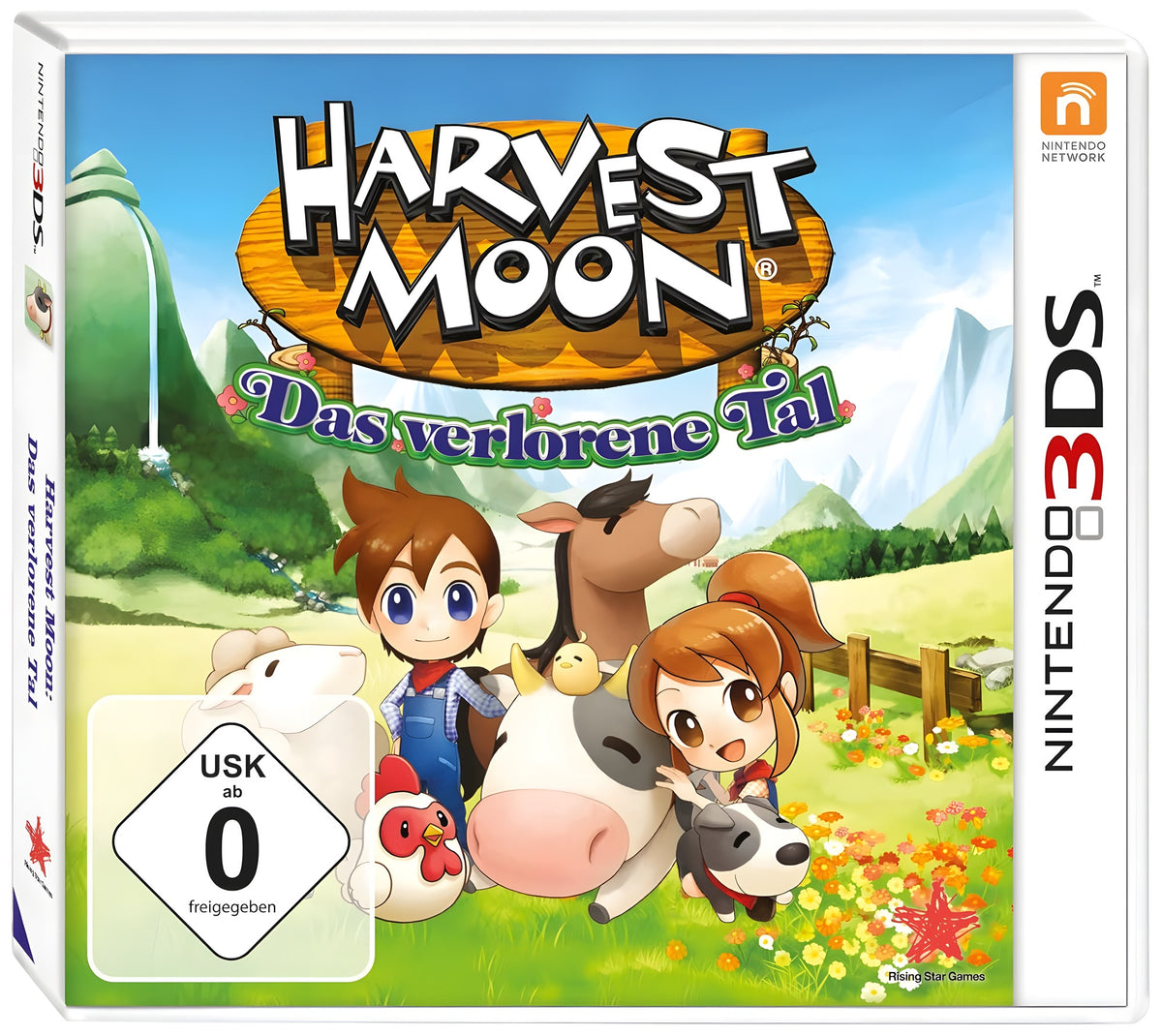 Das Cover von Harvest Moon: Das verlorene Tal / The Lost Valley für Nintendo 3DS