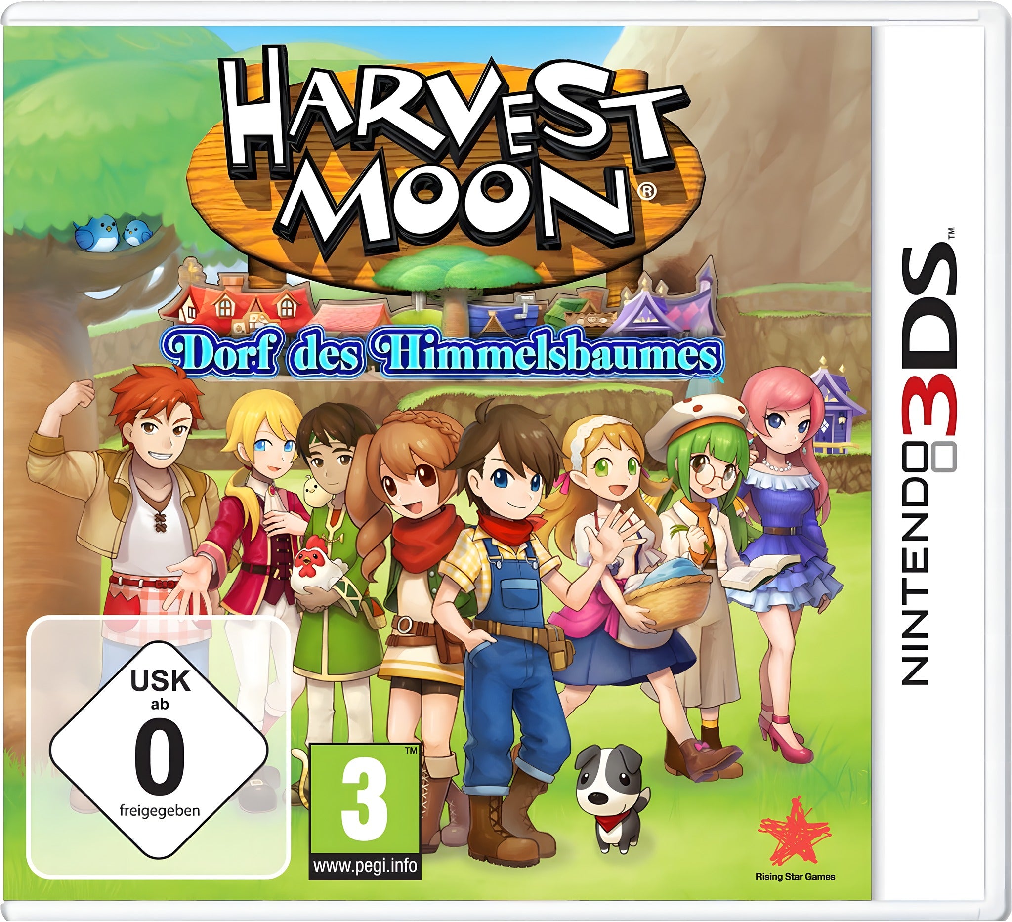 Harvest Moon: Dorf des Himmelsbaumes (DE) – Cover Vorderseite
