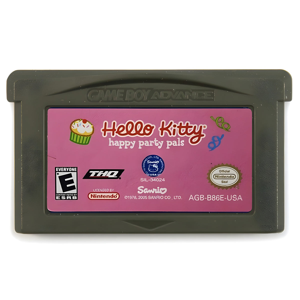 Das Modul von Hello Kitty: Der große Party Spaß / Happy Party Pals für GameBoy Advance