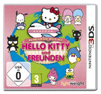 Das Cover von Hello Kitty & Freunde: Rund um die Welt für Nintendo 3DS zeigt Hello Kitty und ihre Freunde.