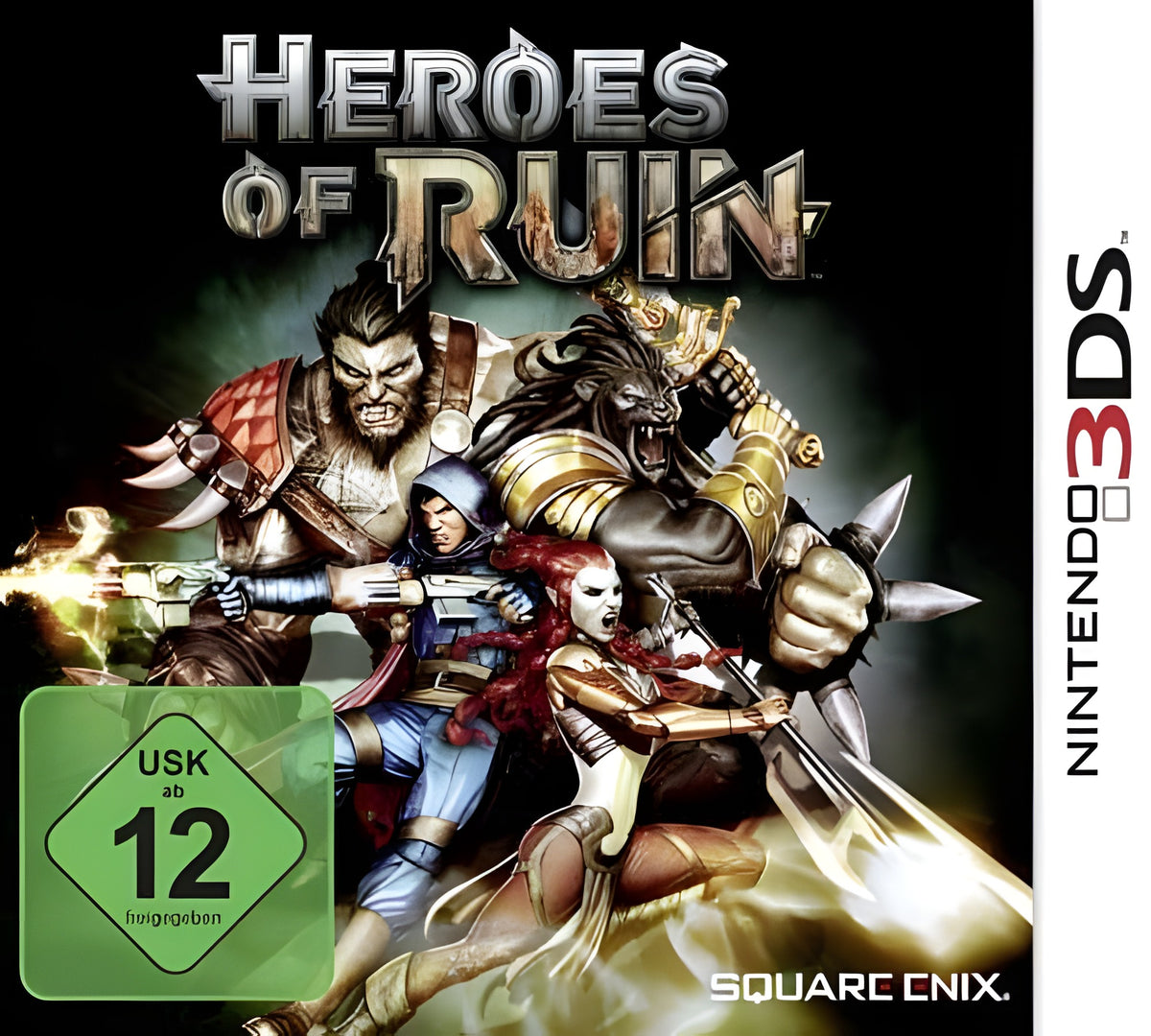 Das Cover von Heroes of Ruin für Nintendo 3DS
