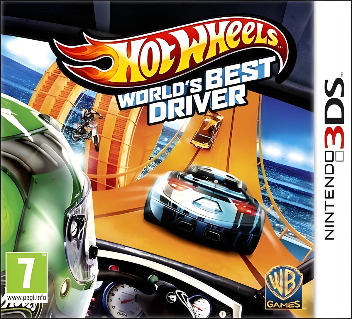 Das Cover von Hot Wheels Worlds Best Driver für Nintendo 3DS