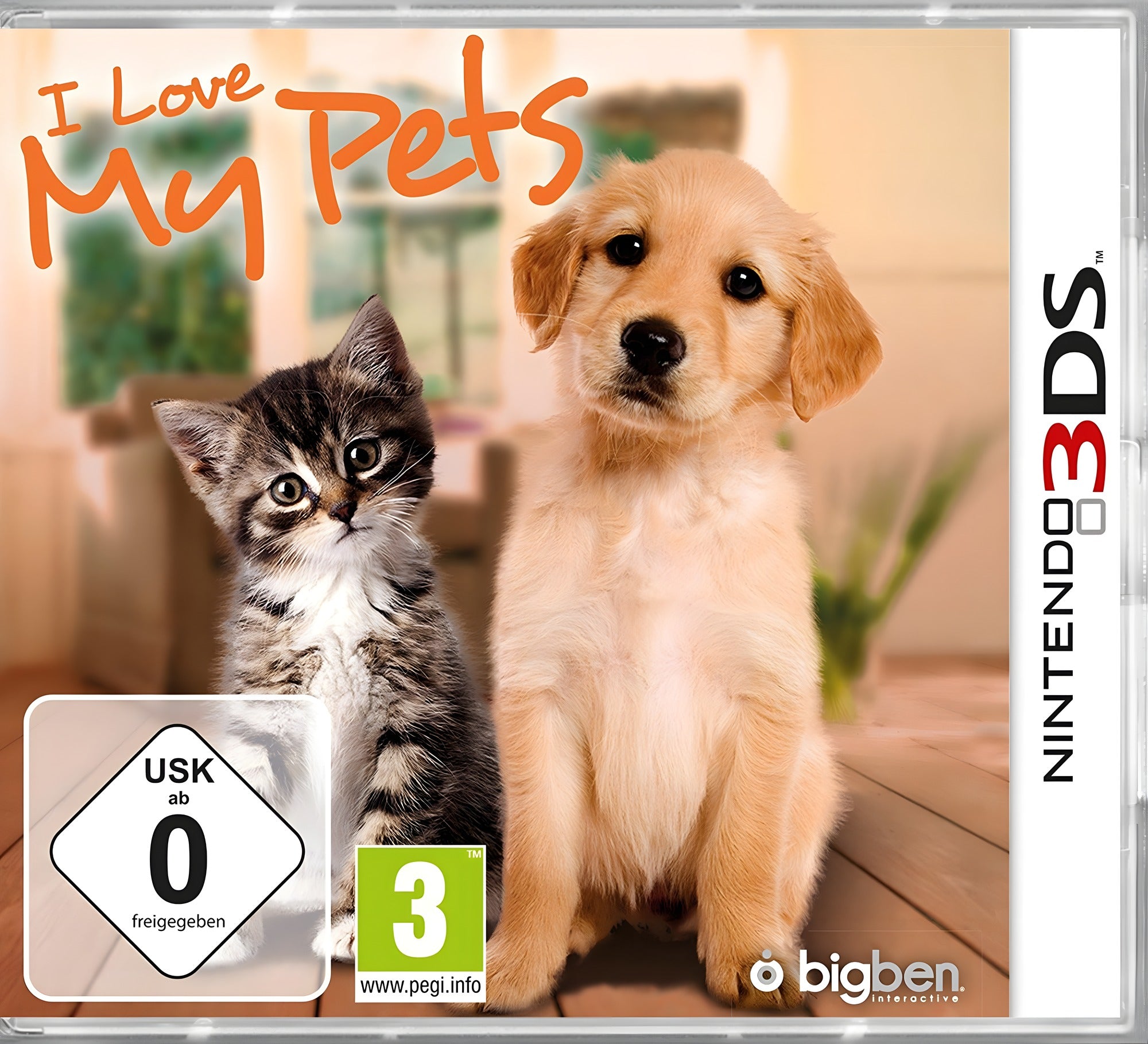 Das Cover von I Love my Pets für Nintendo 3DS