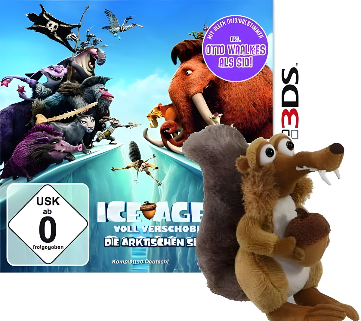 Das Cover von Ice Age 4 Voll Verschoben Scrat Set kein Umtauschrecht ! für Nintendo 3DS
