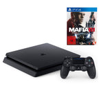 Konsole Slim 1TB schwarz + Mafia III + Original Controller