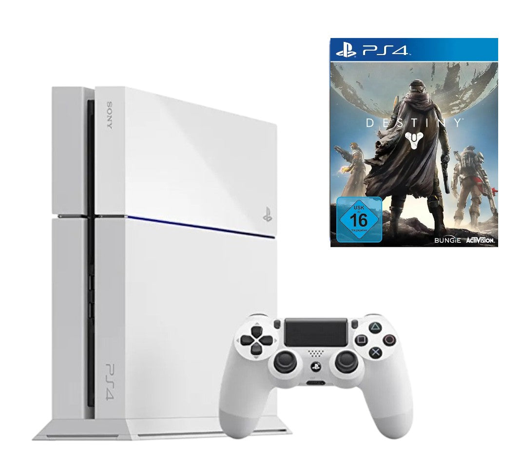 Konsole 500GB weiß + Destiny + Original Controller