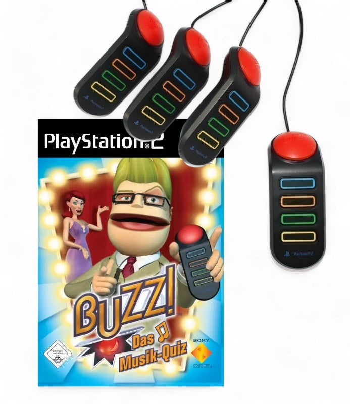 BUZZ!: Das Musik-Quiz + 4 Buzzer