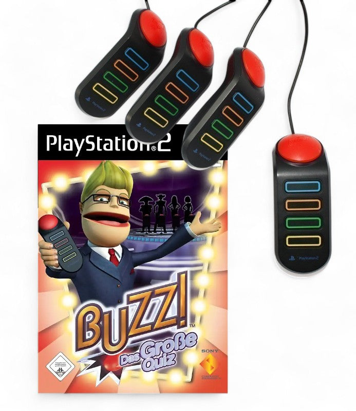 BUZZ!: Das große Quiz + 4 Buzzer