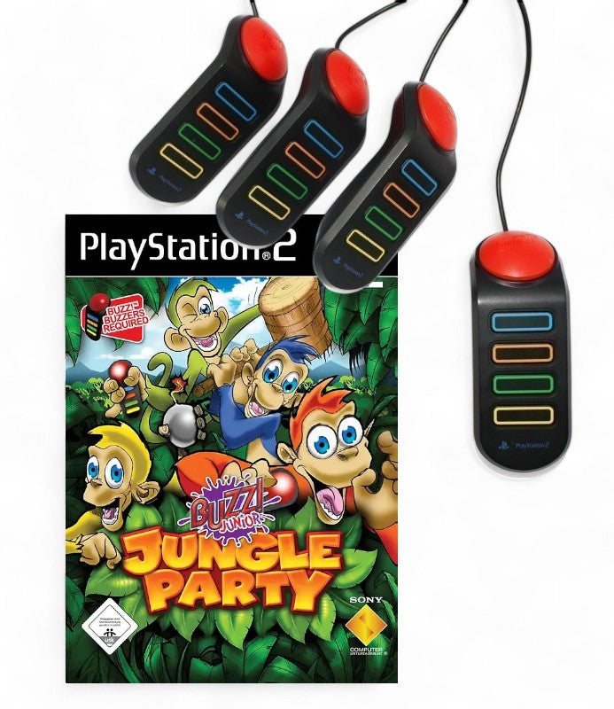 BUZZ! Junior: Jungle Party + 4 Buzzer