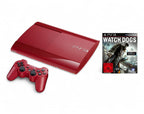 Konsole Super Slim 500GB rot + Watch Dogs + Original Controller