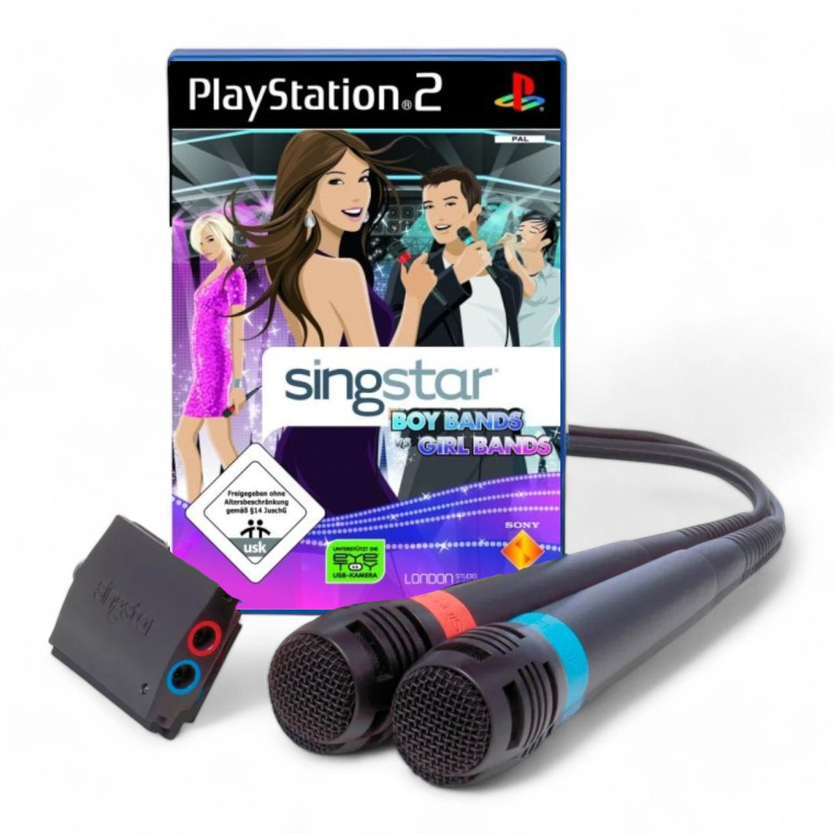 SingStar Boy Bands vs Girl Bands + 2 Mikrofone
