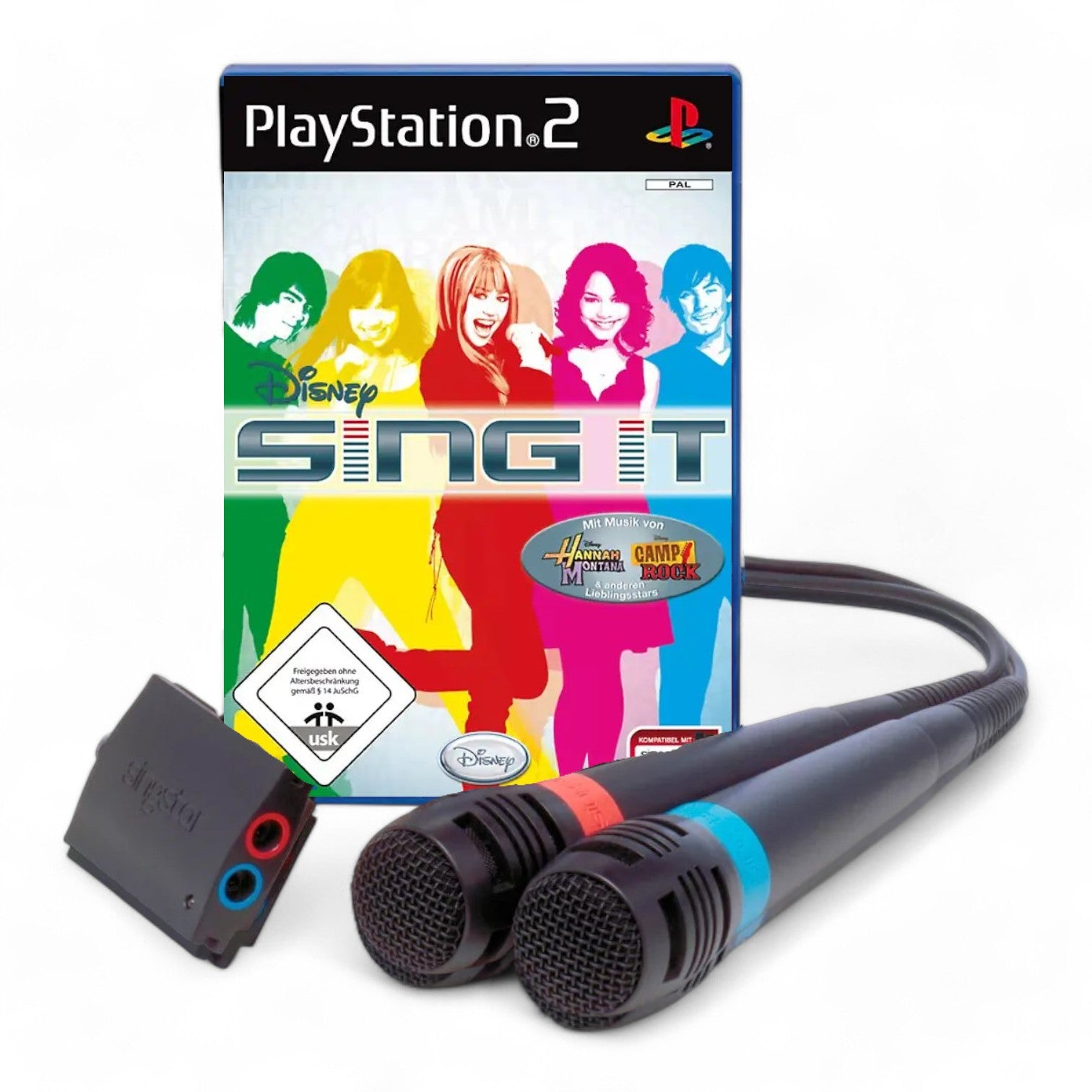 Disney Sing it + 2 Original Mikrofone und Adapter
