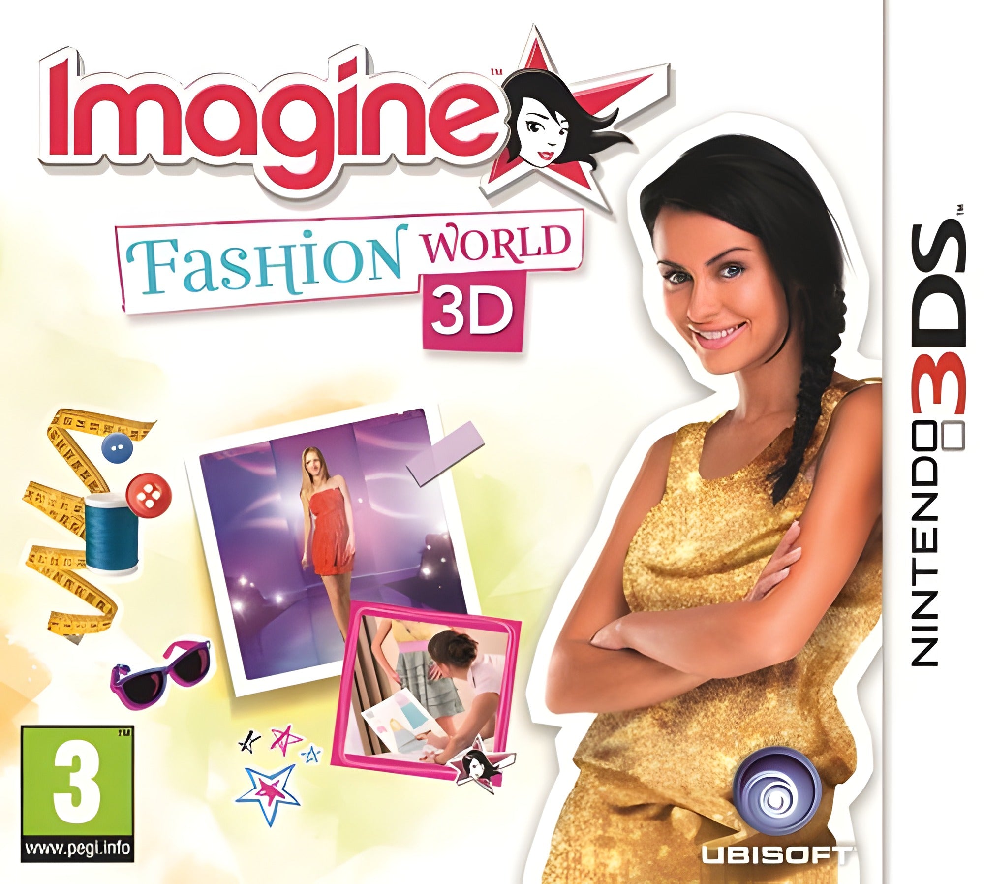 Das Cover von Imagine: Fashion World 3D für Nintendo 3DS