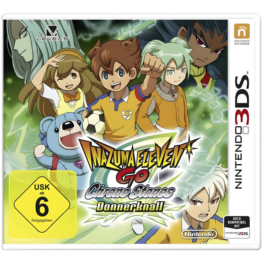 Inazuma Eleven Go: Chrono Stones Donnerknall (DE) – Cover Vorderseite