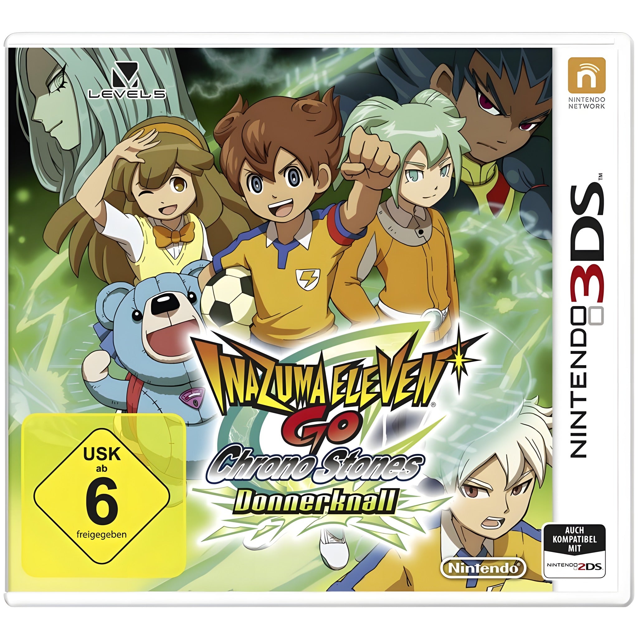 Inazuma Eleven Go: Chrono Stones Donnerknall (DE) – Cover Vorderseite