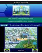 Eine Kartenansicht der Stadt Inazuma in Inazuma Eleven Go: Chrono Stones Donnerknall für Nintendo 3DS ist zu sehen.