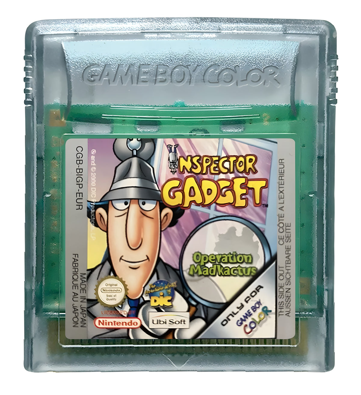 Das Modul von Inspector Gadget Operation Madkactus für GameBoy Color