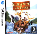 Das Cover von Jagdfieber/Open Season für Nintendo DS zeigt viele Tiere, die in einem Fluss schwimmen, mit dem PEGI 3 Siegel.