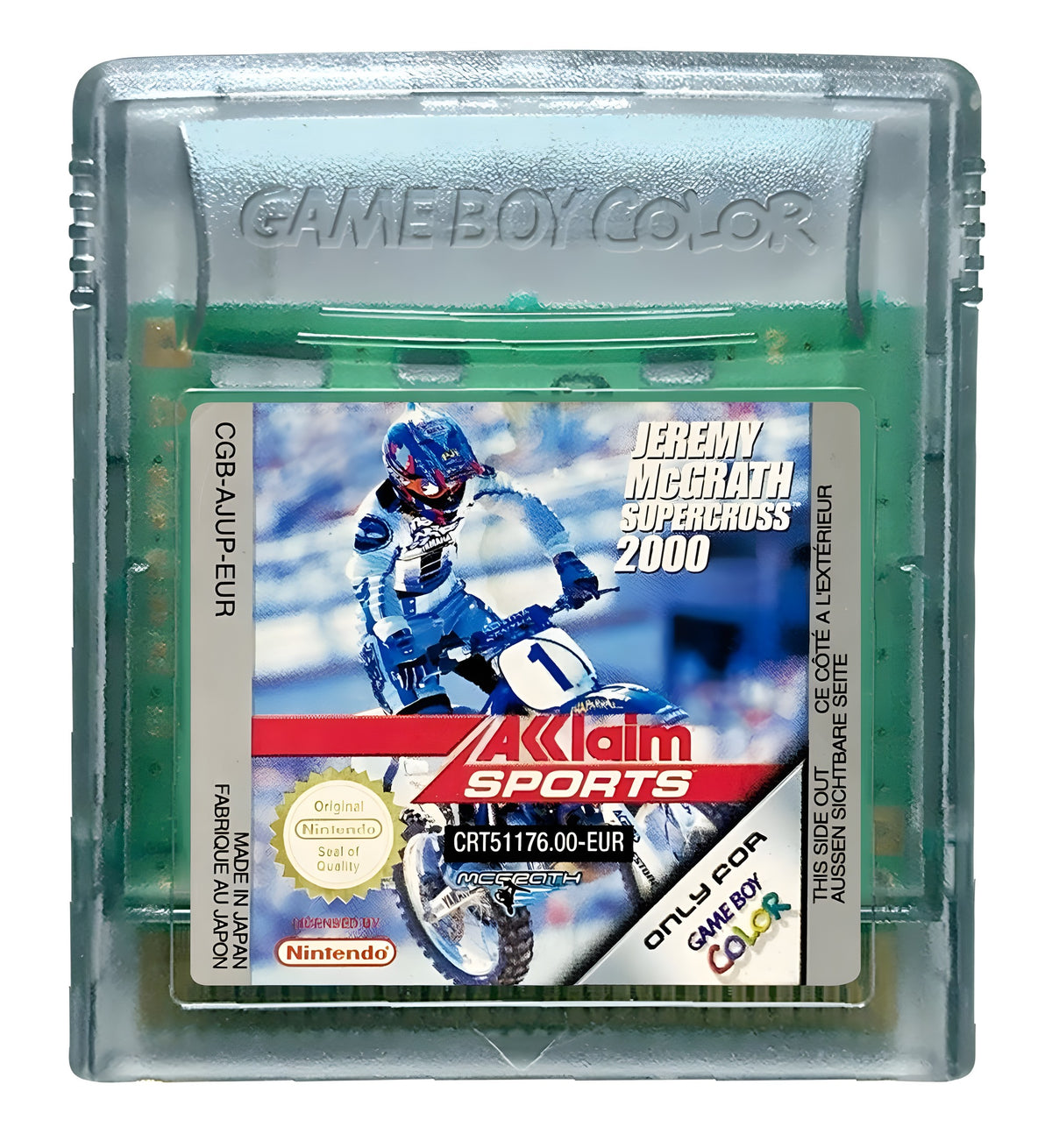 Das Modul von Jeremy McGrath Supercross 2000 für GameBoy Color