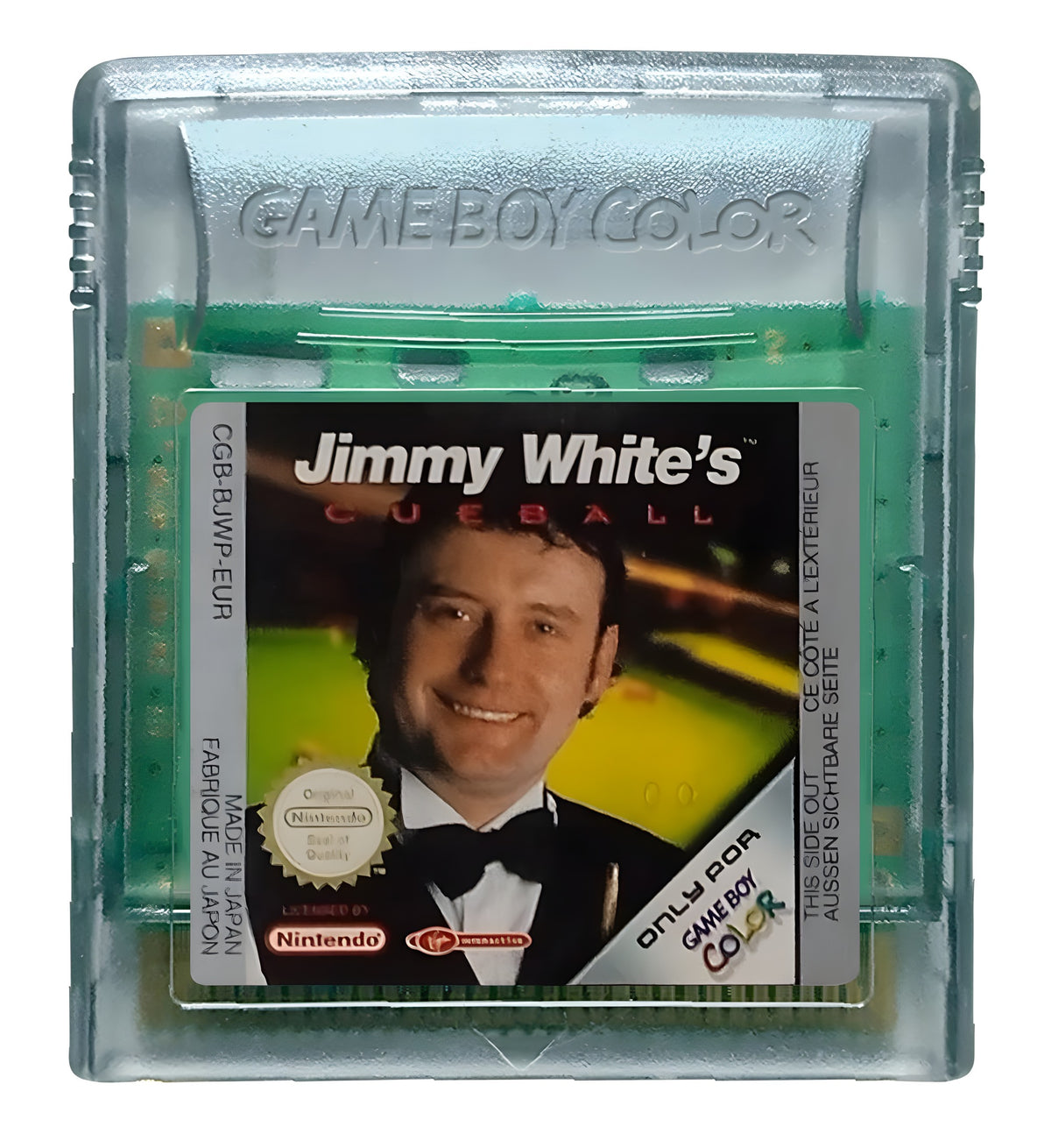 Das Modul von Jimmy White's Cueball für GameBoy Color