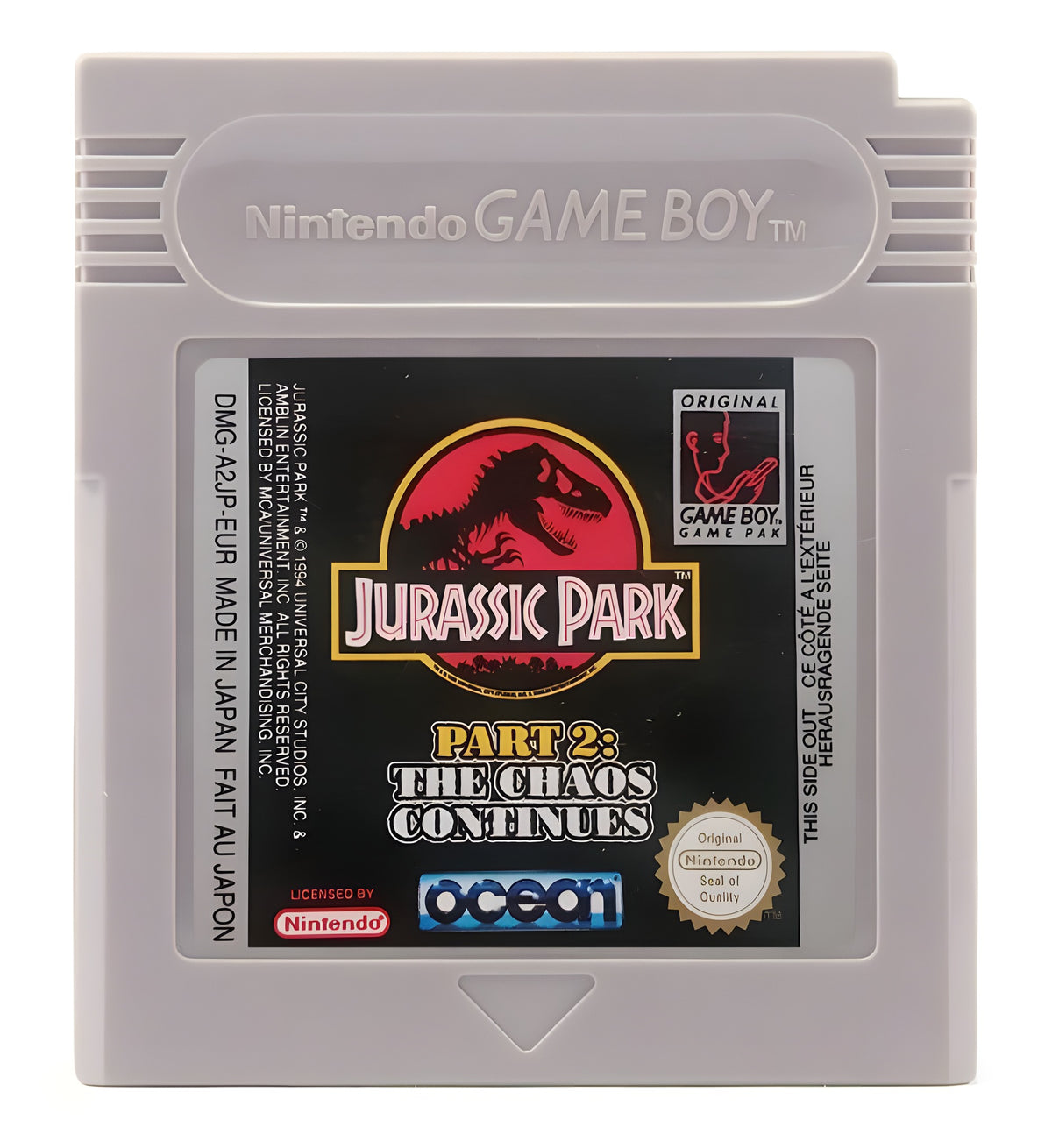Das Modul von Jurassic Park 1 für GameBoy