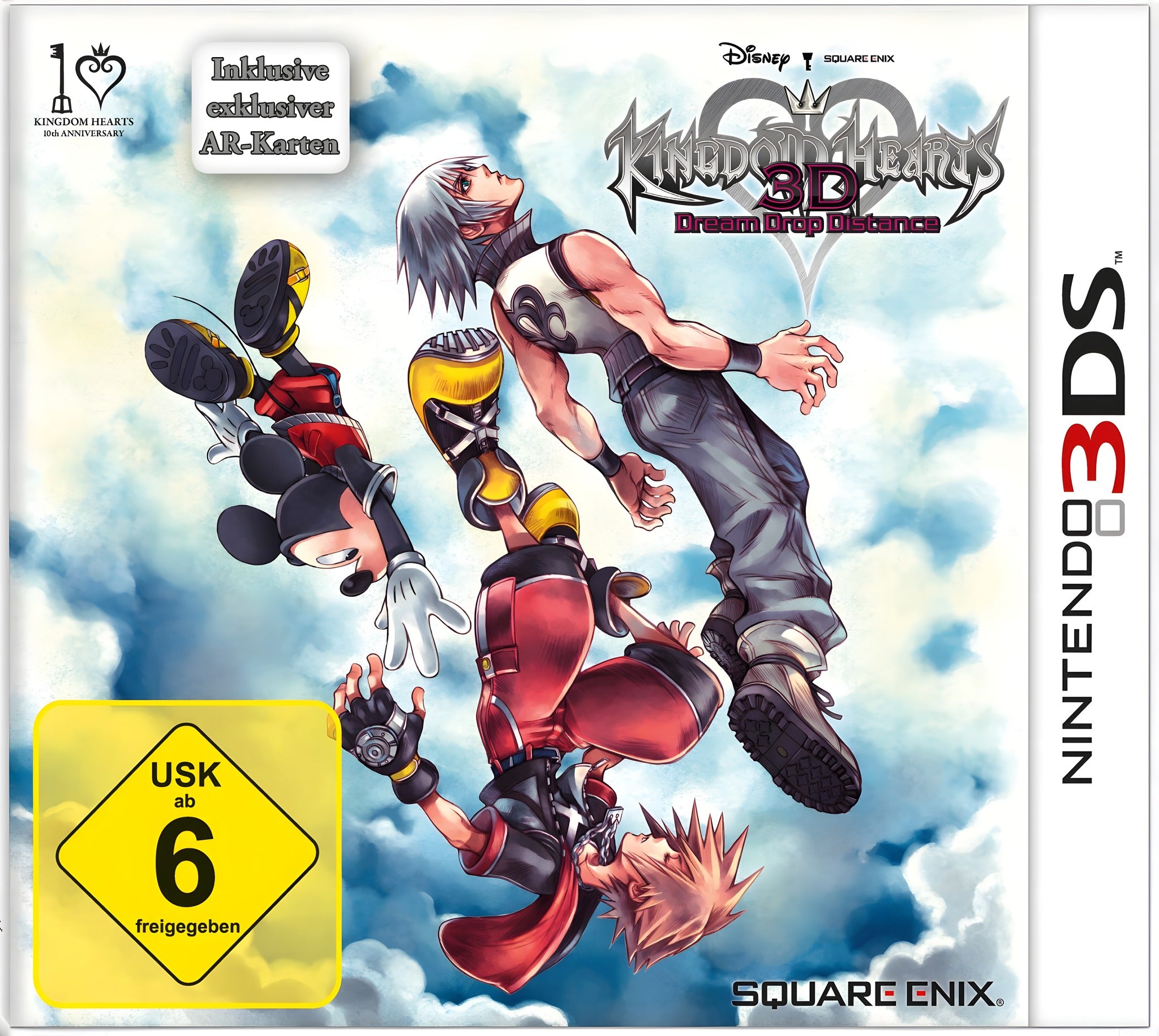 Kingdom Hearts 3D: Dream Drop Distance – Cover Vorderseite